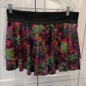 lululemon athletica Black and Multicolor Skort